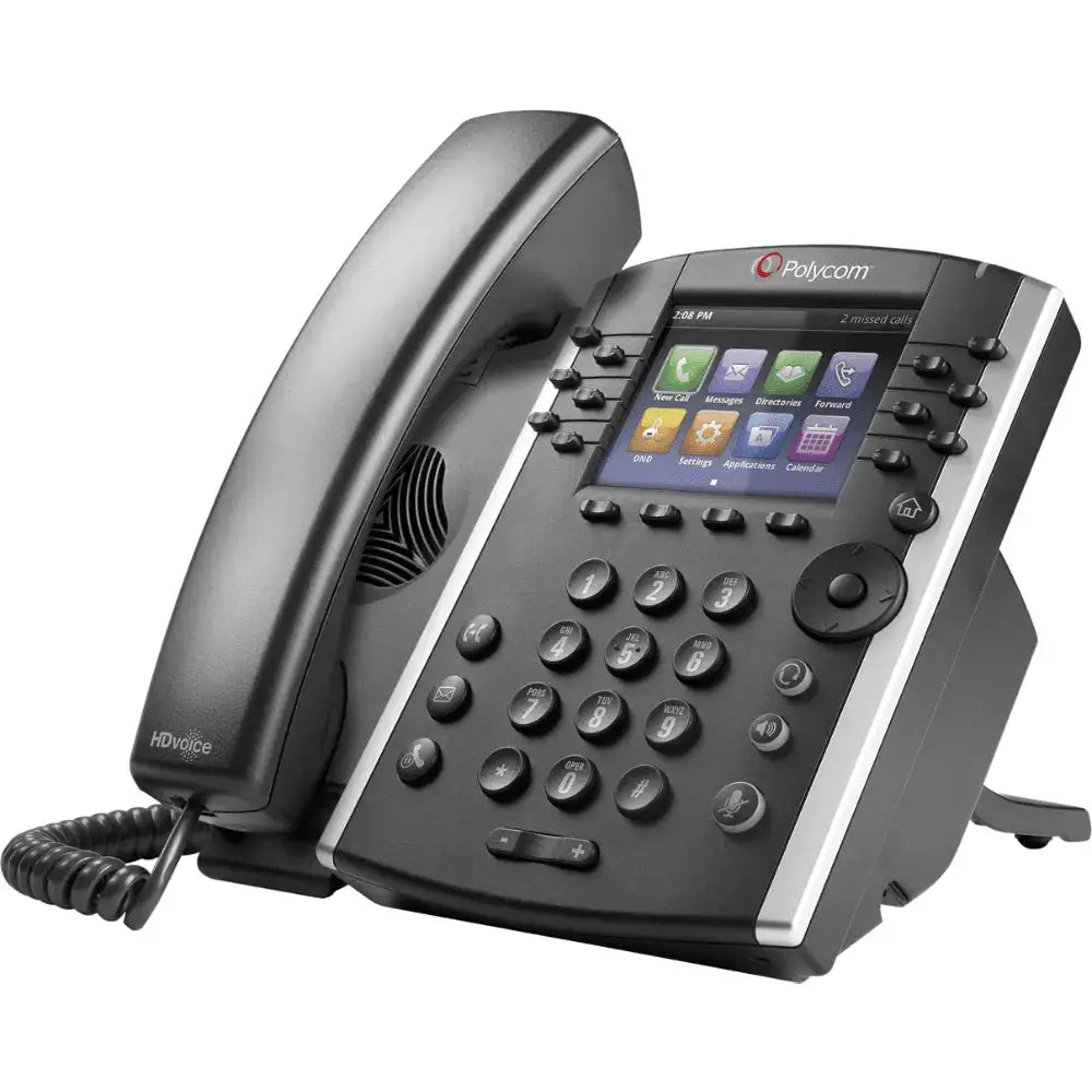 Polycom VVX 411 12-Line Gigabit IP Phone 2200-48450-025 - New