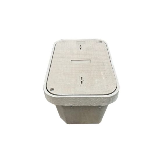 F1-APC132418PCT22 Polymer Concrete Handhole/Vault with Cover, 13"x24"x18", Tier 22