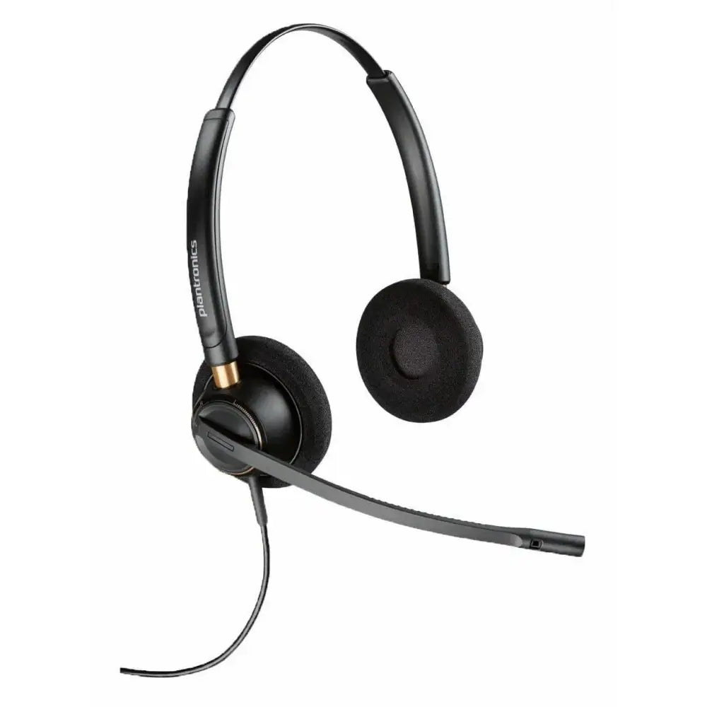 Poly Plantronics EncorePro HW520 Binaural Noise-Canceling Headset (89434-01) - Refurbished