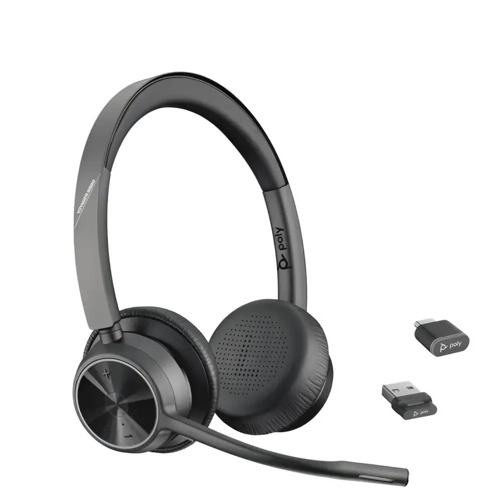 Poly Voyager 4320 UC Wireless Bluetooth Stereo Headset USB-A (218475-01) - New