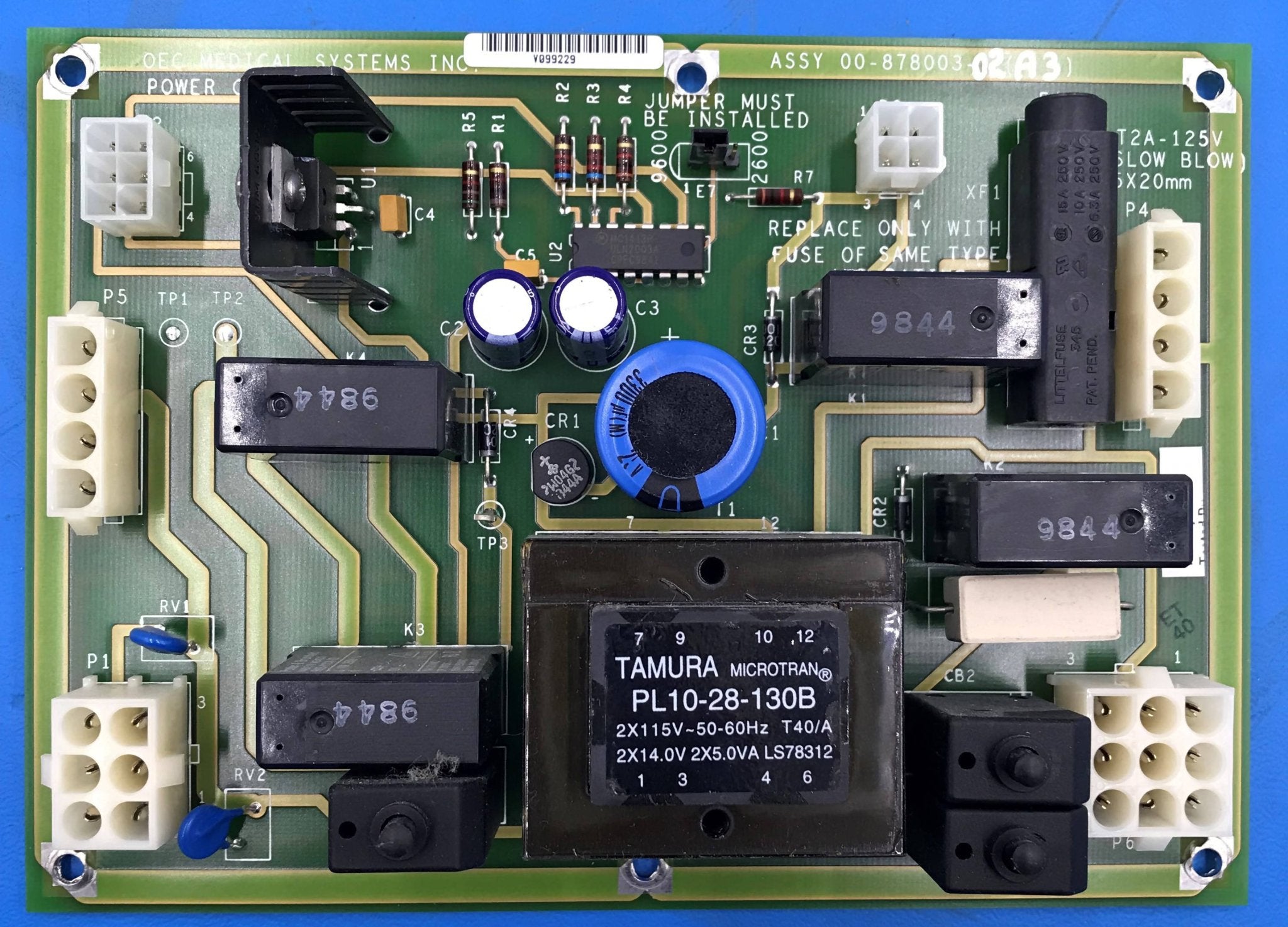Power Control Board (00-878003-02 A3) OEC 9600