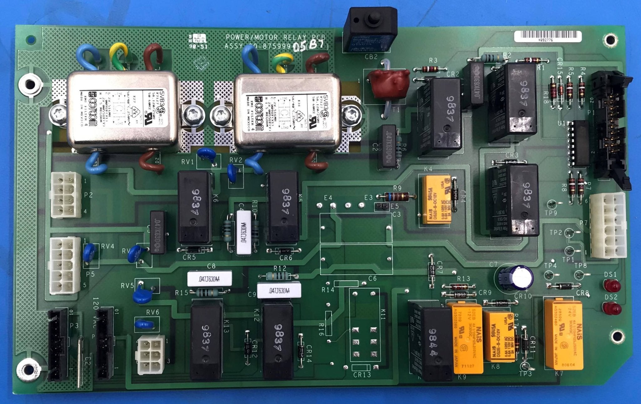 Power Motor Relay Board (00-875999-05B7) OEC 9600