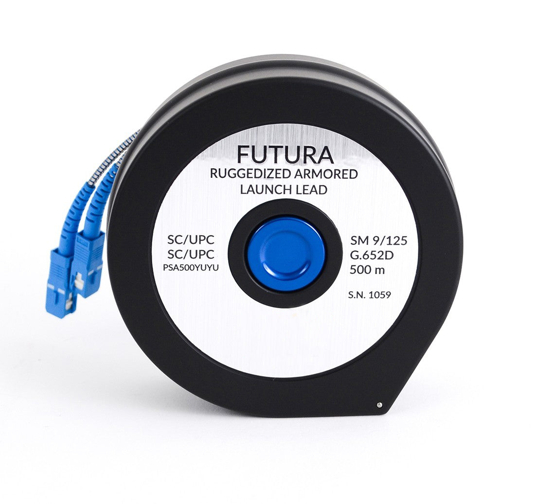 Armored Launch Box Single Mode 9/125μm SC/UPC to SC/UPC, 500 Meters (Launch Cable)