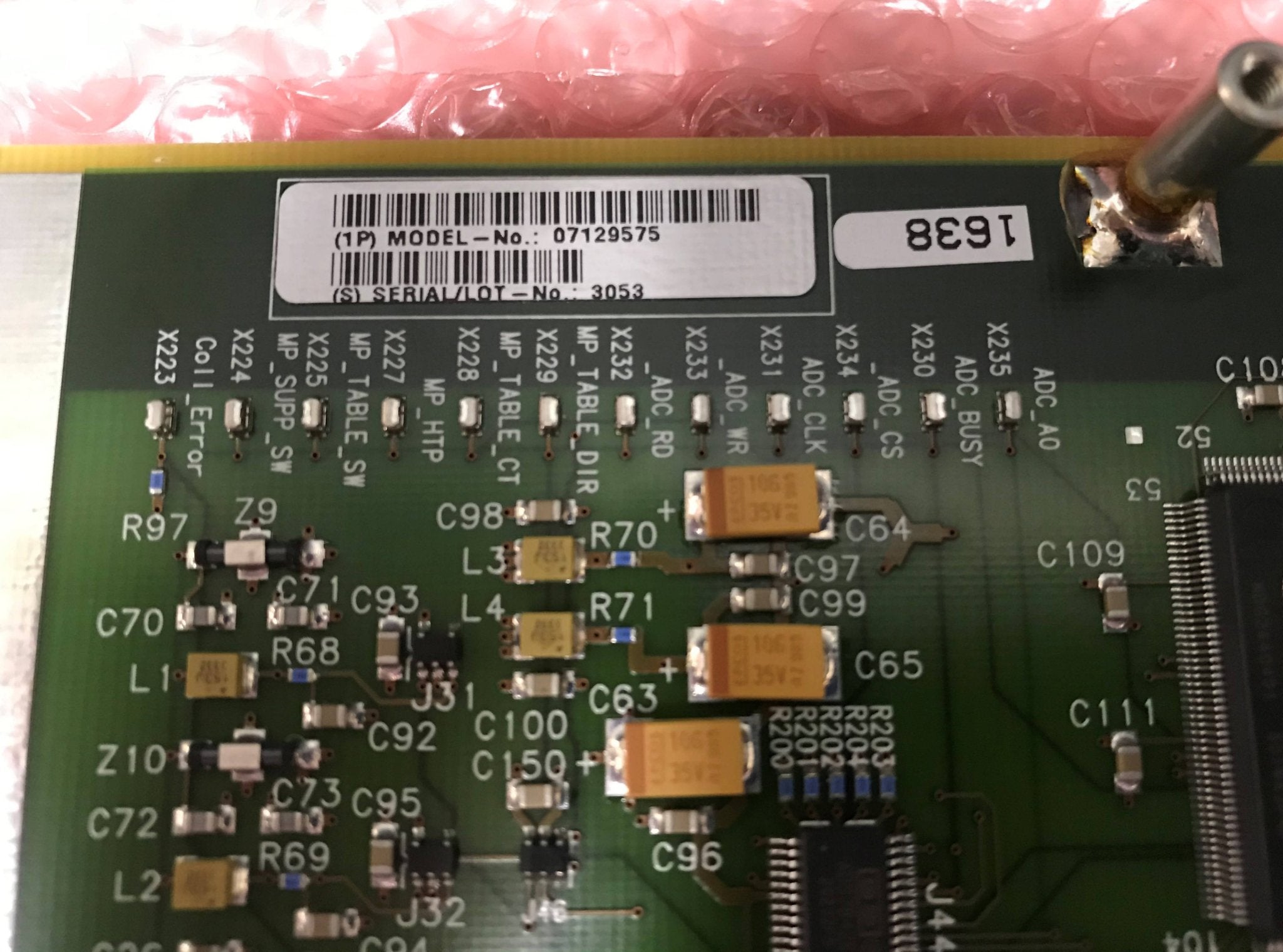 PT-Horizontal Board D701/D2 (08904901/07129575/10596196) Siemens