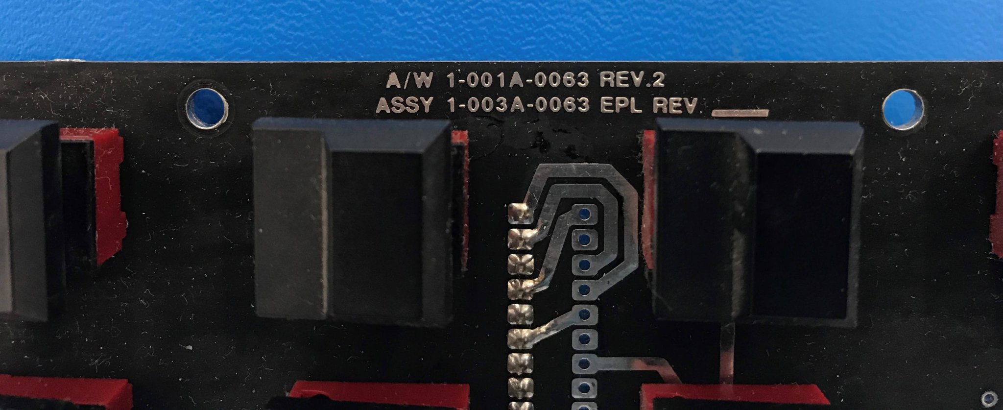 Push Button Control Board (1-003-0063 Rev 2) Lorad/Hologic