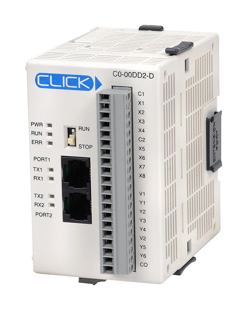 C0-00DD2-D | Automation Direct CLICK Basic 8-In/6-Out 24VDC PLC