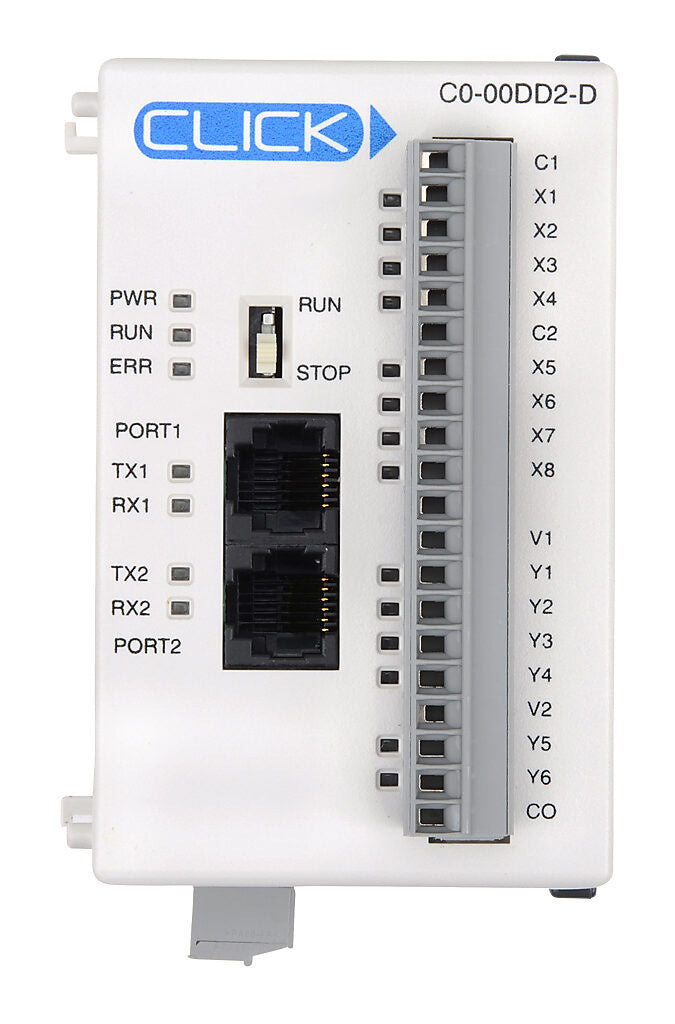 C0-00DD2-D | Automation Direct CLICK Basic 8-In/6-Out 24VDC PLC