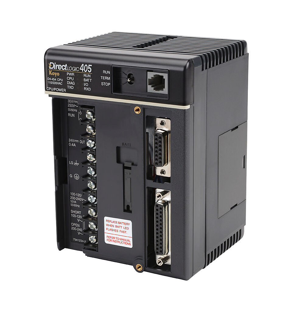 D4-454 | Automation Direct DirectLogic 405 PLC CPU 31.5K Memory