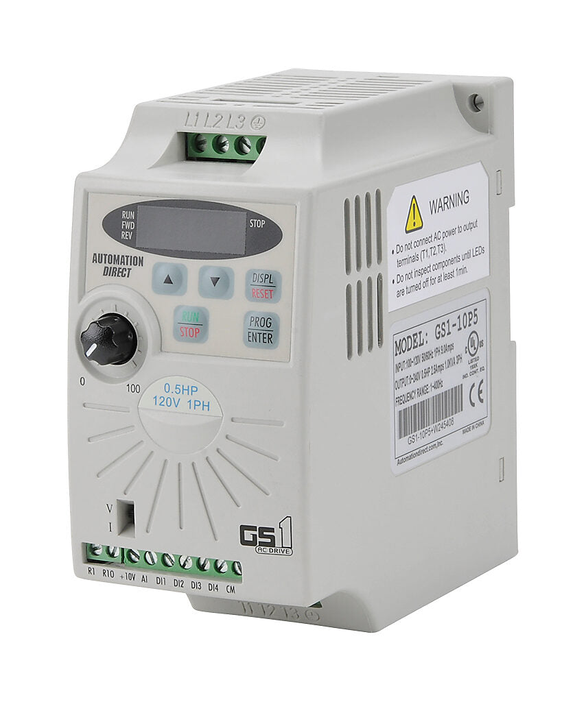GS1-10P5 | Automation Direct GS1 1/2HP 120/230VAC AC Micro Drive RS-485