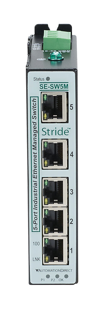 SE-SW5M | Automation Direct STRIDE 5-Port Layer 2 Managed Industrial Ethernet Switch
