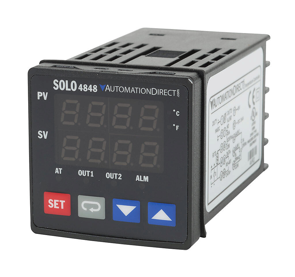 SL4848-VR-D | Automation Direct SOLO 1/16 DIN 24VDC Temperature Controller