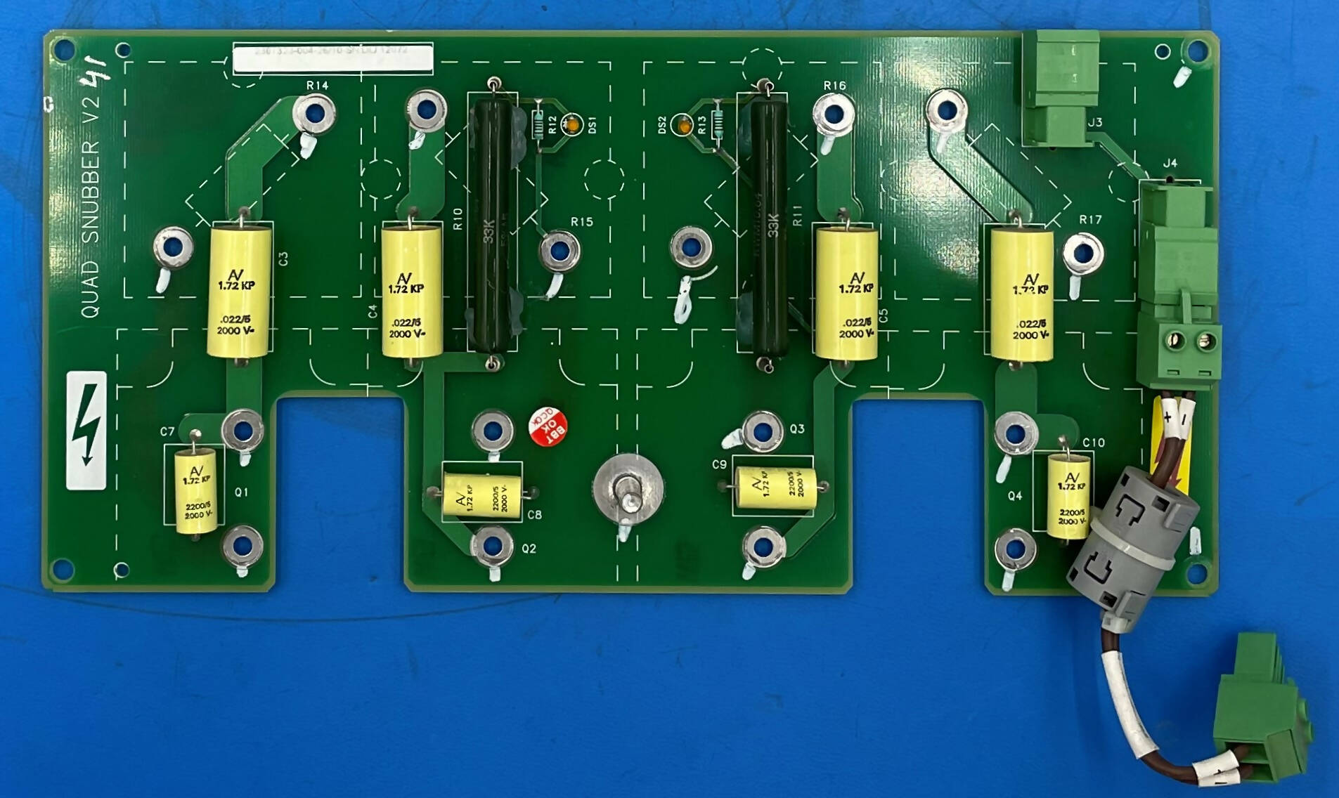 QUAD SNUBBER V2 BOARD (2307323-004) GE