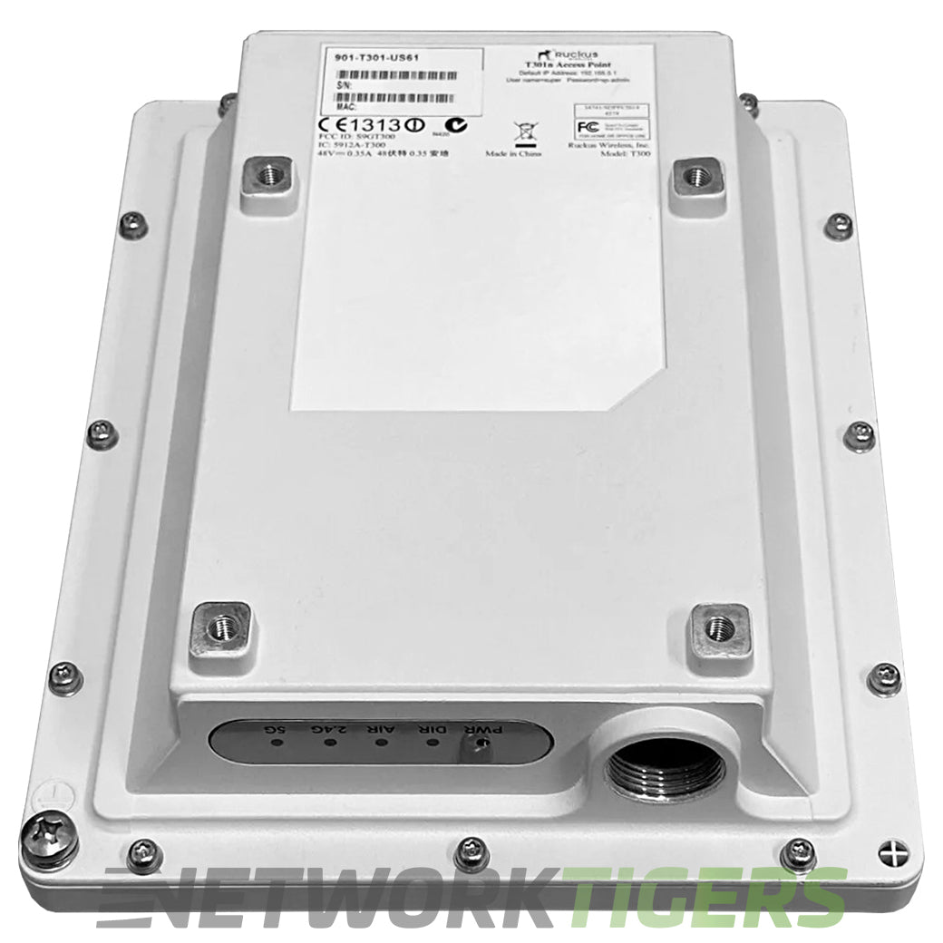 Ruckus 901-T301-US61 30x30 Deg. Outdoor 802.11ac 2x2:2 Narrow Sector WAP