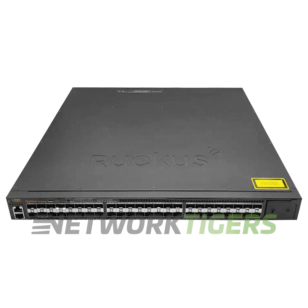 Ruckus Brocade ICX7650-48F-E 24x 1GB SFP 24x 10GB SFP+ 4x 40GB QSFP+ F-B Switch