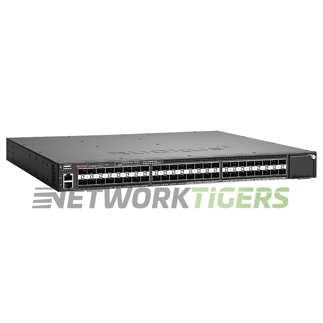 Ruckus Brocade ICX7650-48F-E 24x 1GB SFP 24x 10GB SFP+ 4x 40GB QSFP+ F-B Switch