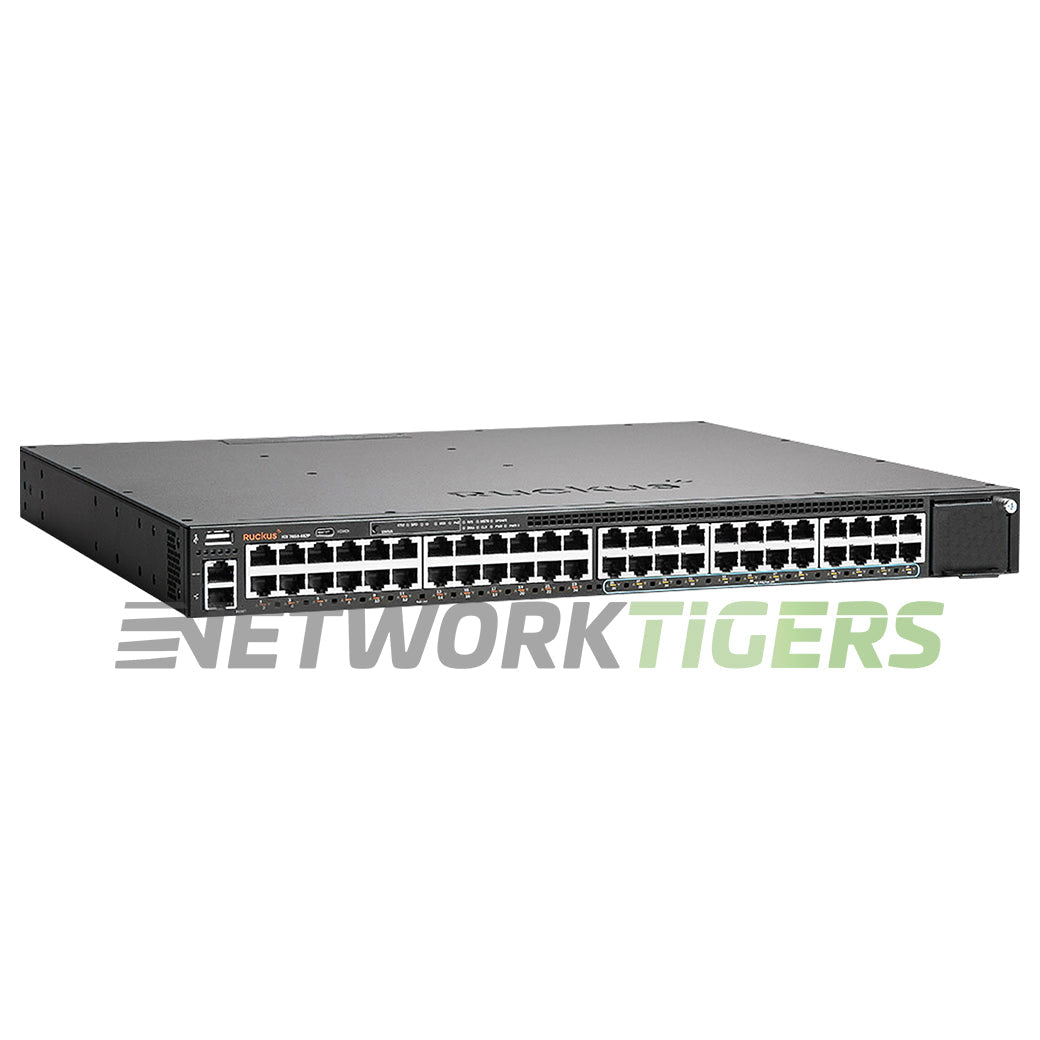 NEW Ruckus Brocade ICX7650-48ZP-E 48x MultiGB PoE+ RJ45 4x QSFP+ 1x Slot Switch