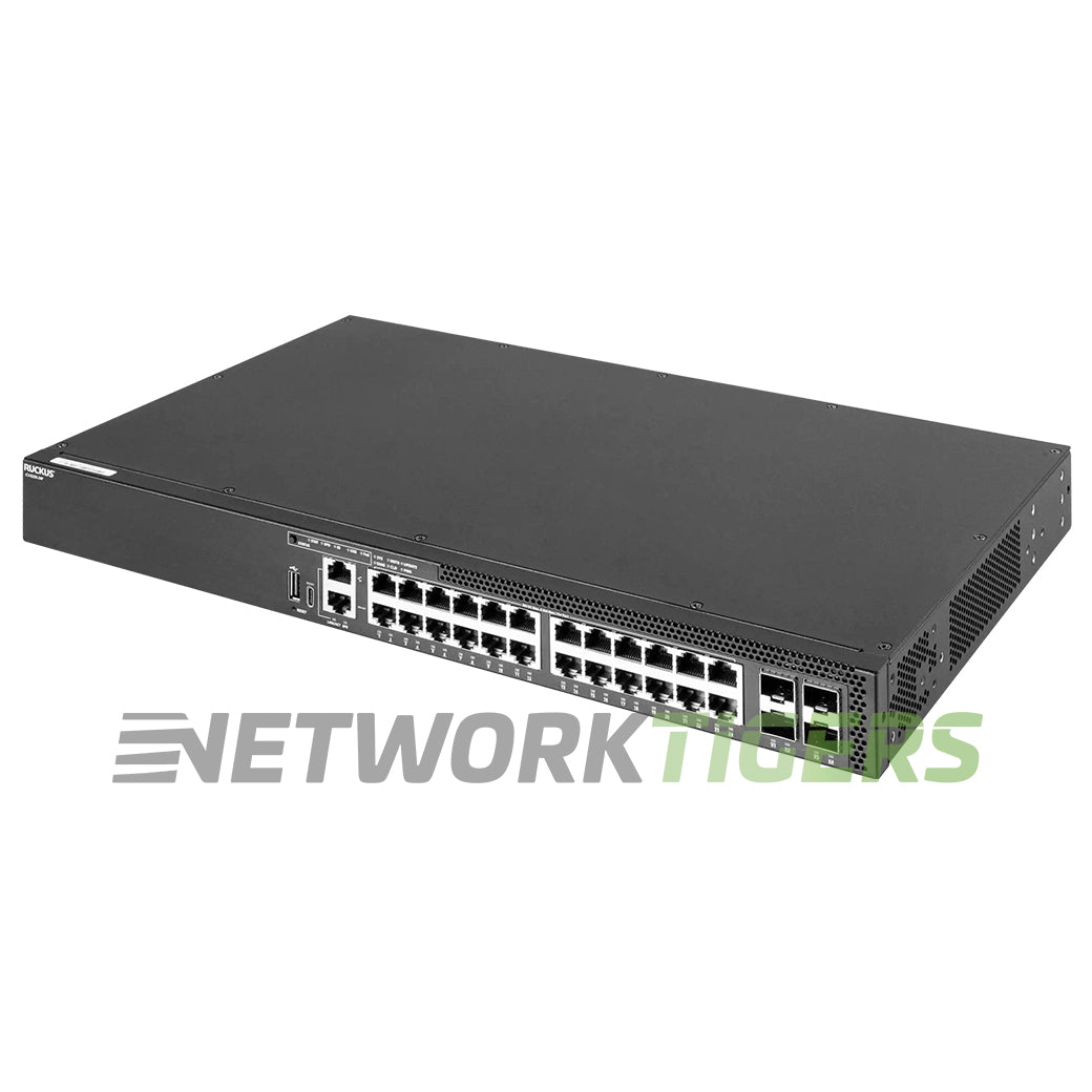 Ruckus ICX8200-24P ICX 8200 Series 24x 1GB PoE+ RJ45 4x 25GB SFP28 Switch