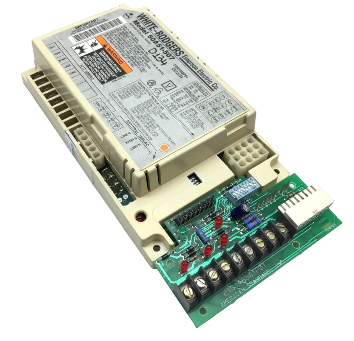 50A51-507 | White-Rodgers 2-Stage Integrated Furnace Control Board for Trane HVAC Systems