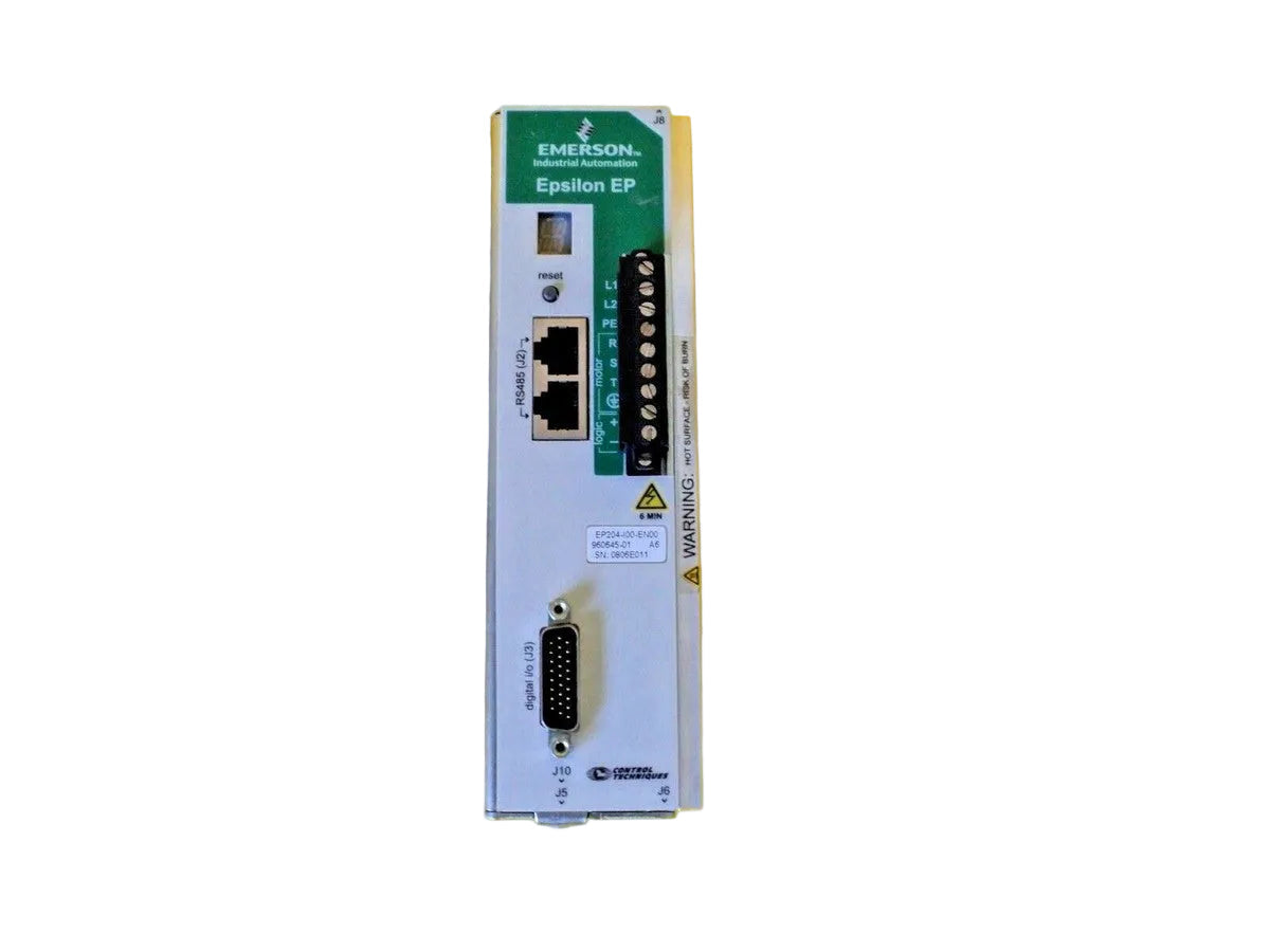 Control Techniques EP204-I00-EN00 Indexing Servo Drive 230VAC 4A Continuous 8A Peak Encoder Feedback