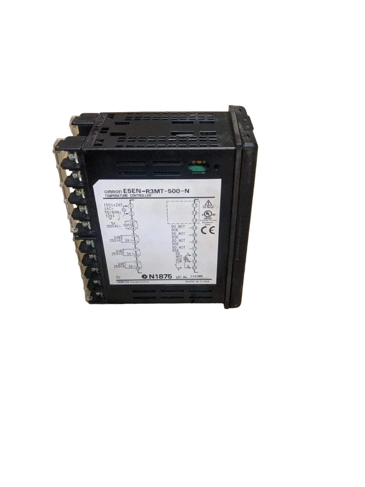 E5EN-R3MT-500-N | Omron 1/8 DIN Temperature Controller 100–240VAC