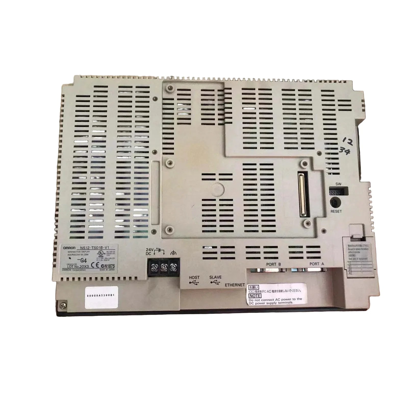 NS12-TS01B-V1 | Omron NS Series 12.1-Inch Touchscreen HMI Panel