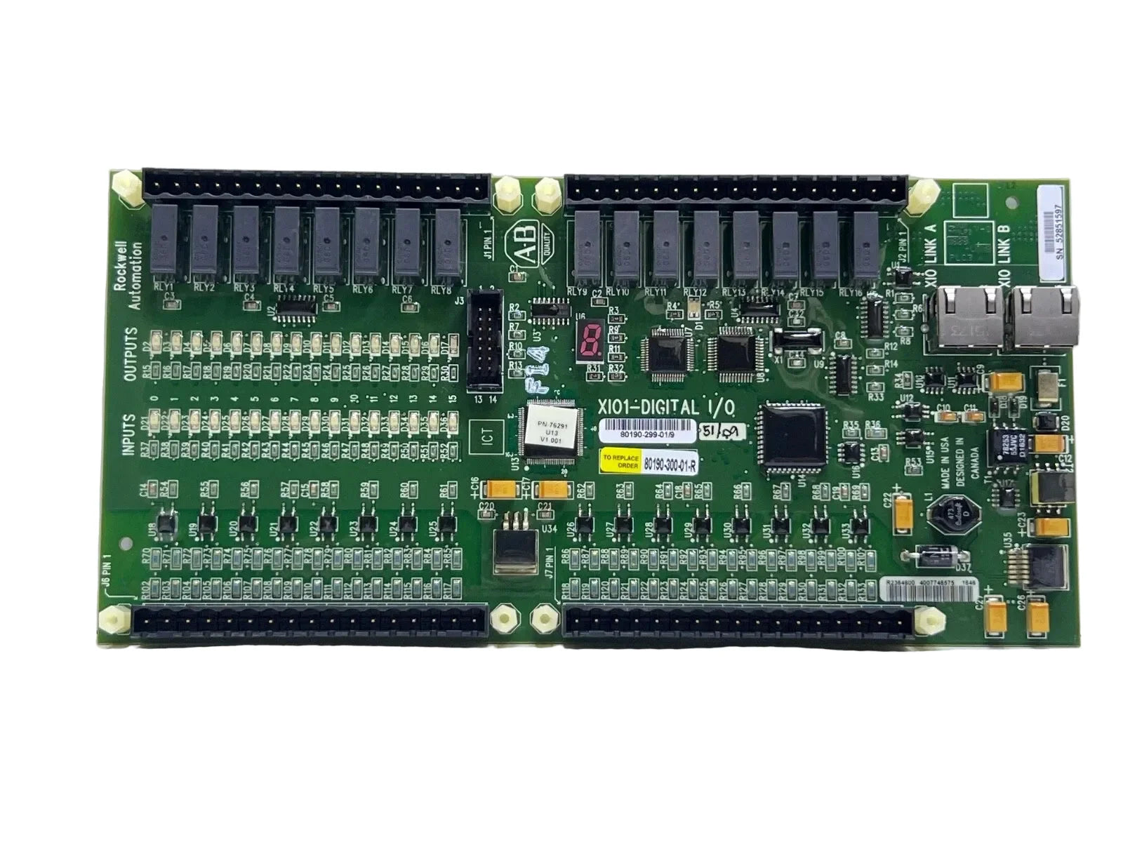 Allen Bradley 80190-300-01-R Digital I/O Board Assembly for PowerFlex 7000 Drives