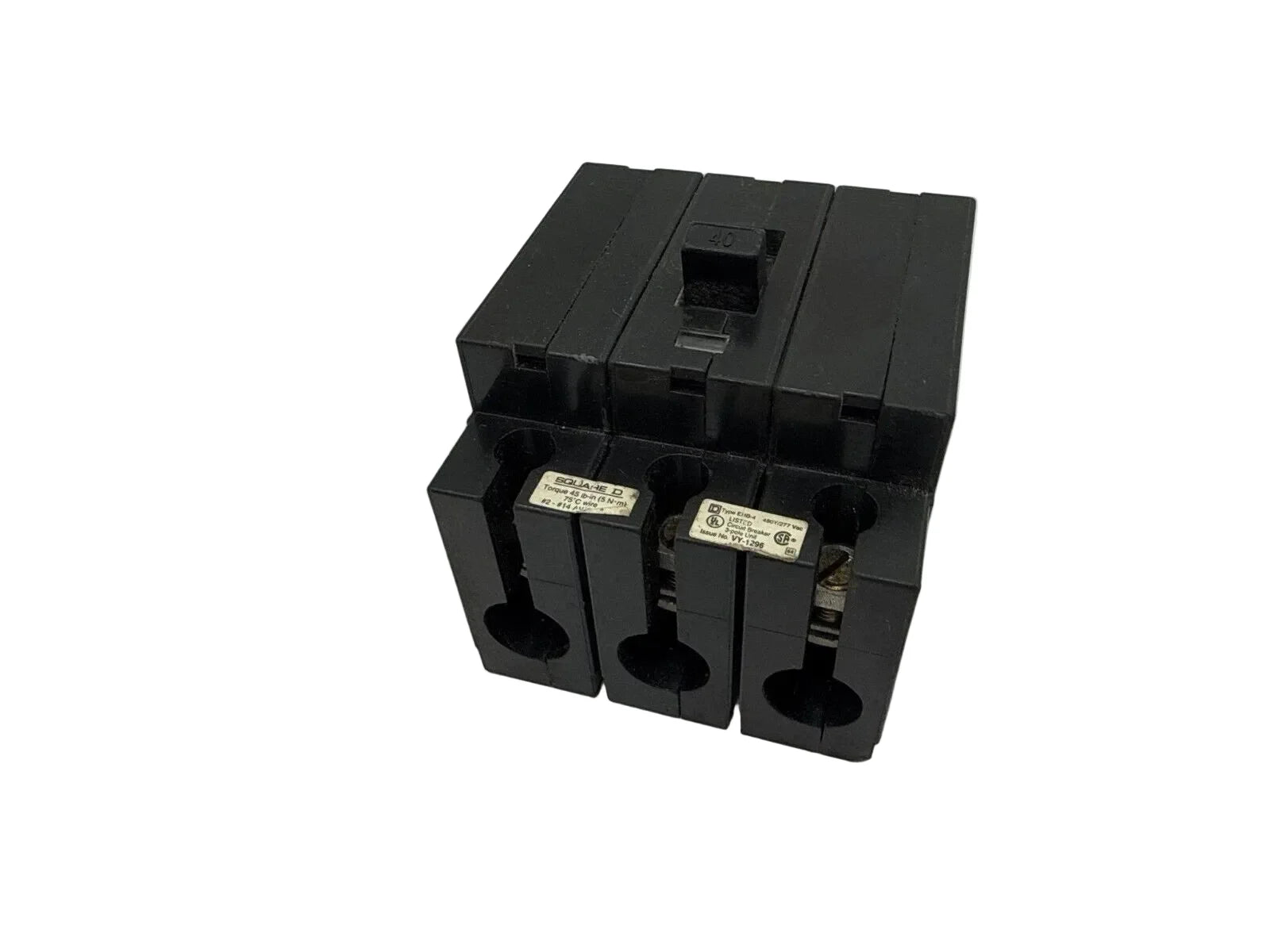 Square D EHB34040 40A 3-Pole 480V Molded Case Circuit Breaker