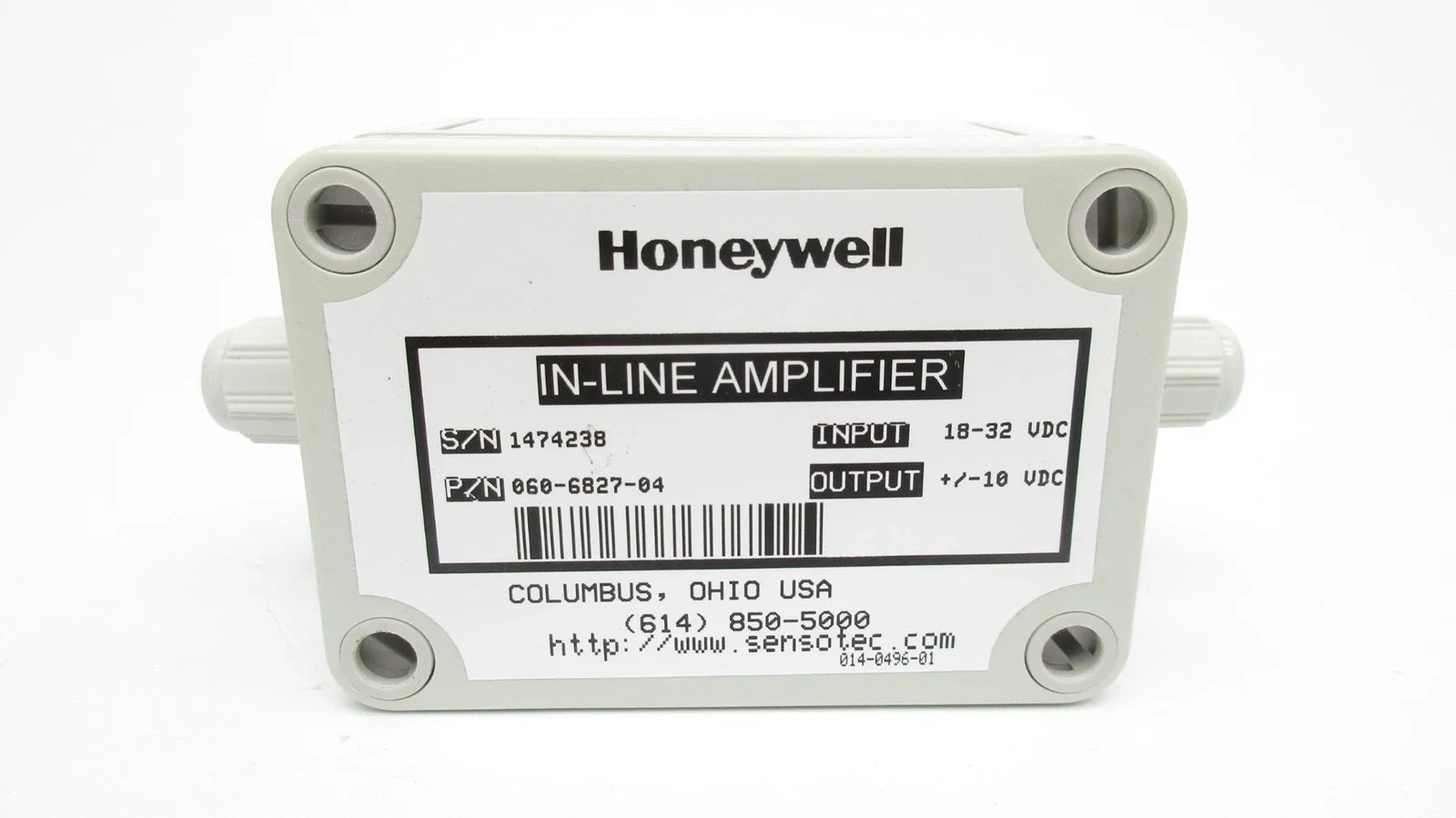 060-6827-04 | Honeywell UV-10 Universal Inline Analog Amplifier ±10 VDC Output (18–32 VDC Supply)
