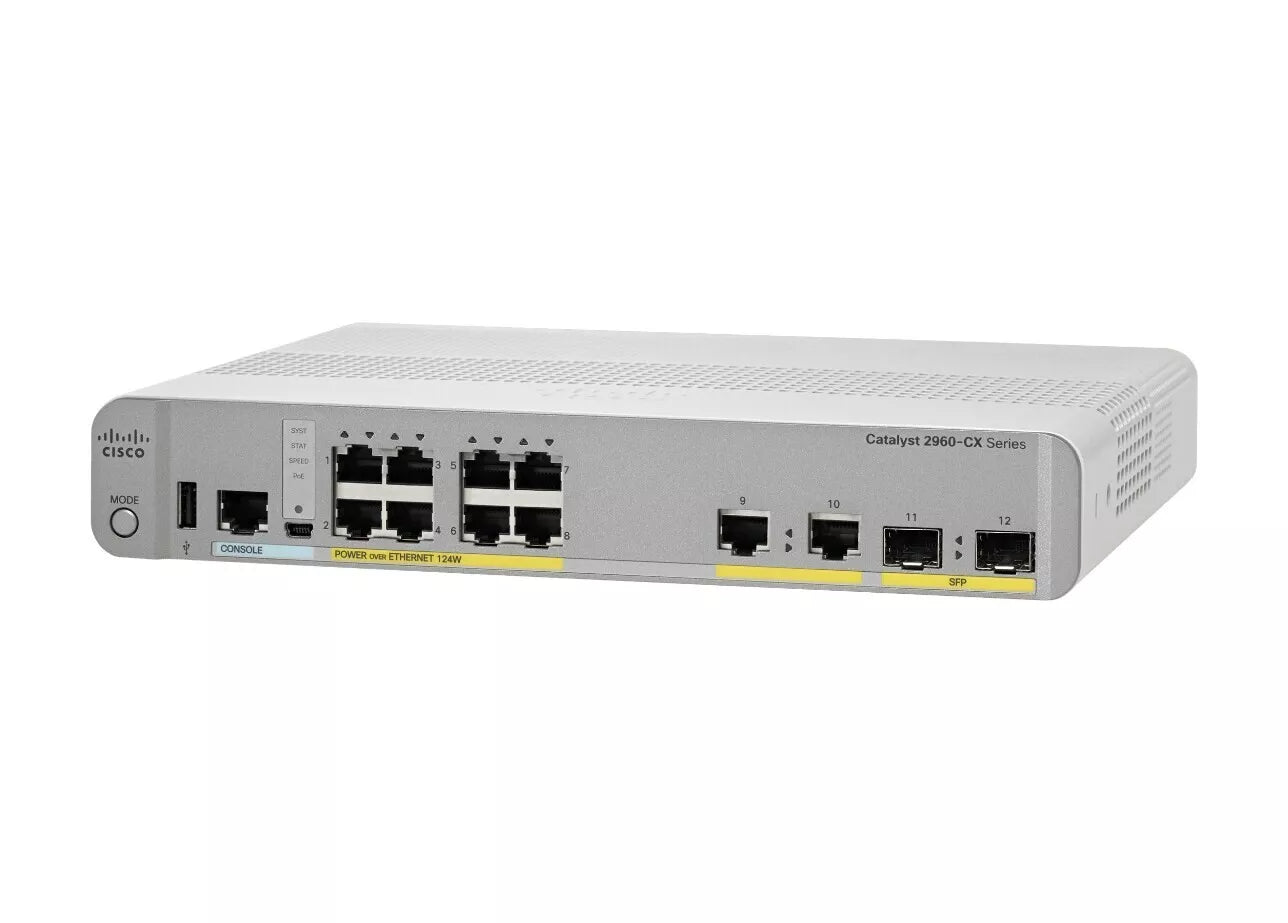 WS-C2960C-8PC-L | Cisco Catalyst 2960-C Series FE Switch