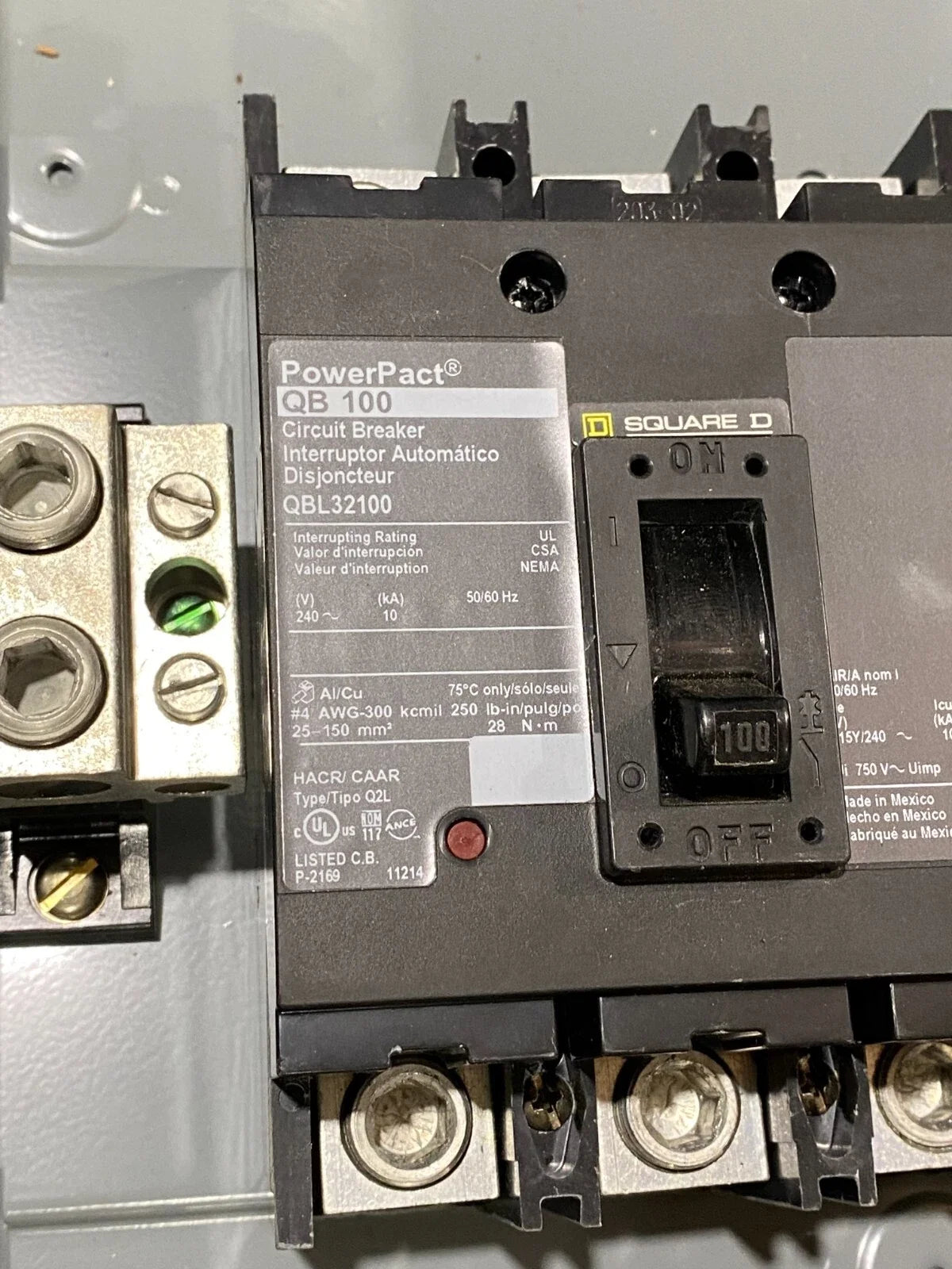 Q23225NRB | Schneider Electric Square D 225A 3-Pole Non-Fusible Safety Switch