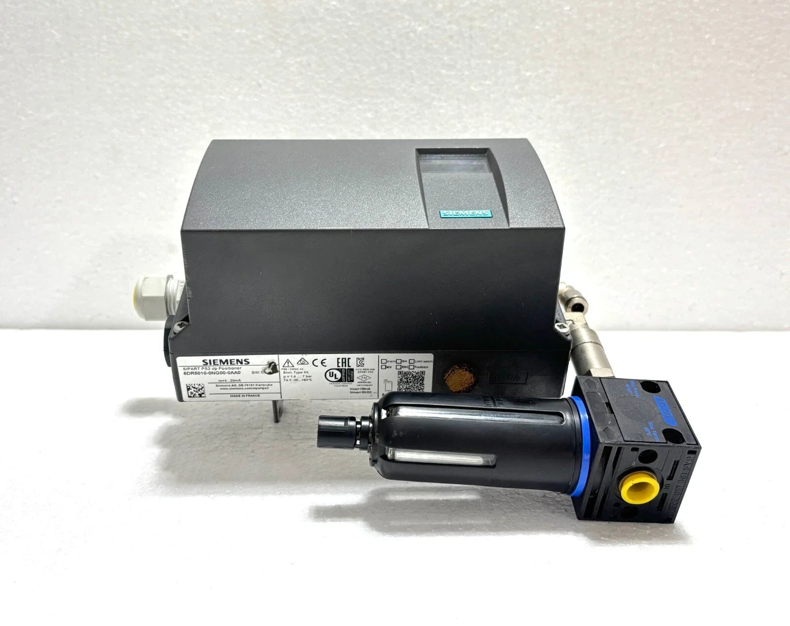 Siemens 6DR5010-0NG00-0AA0 SIPART PS2 Smart Positioner 4-20mA for Pneumatic Actuators