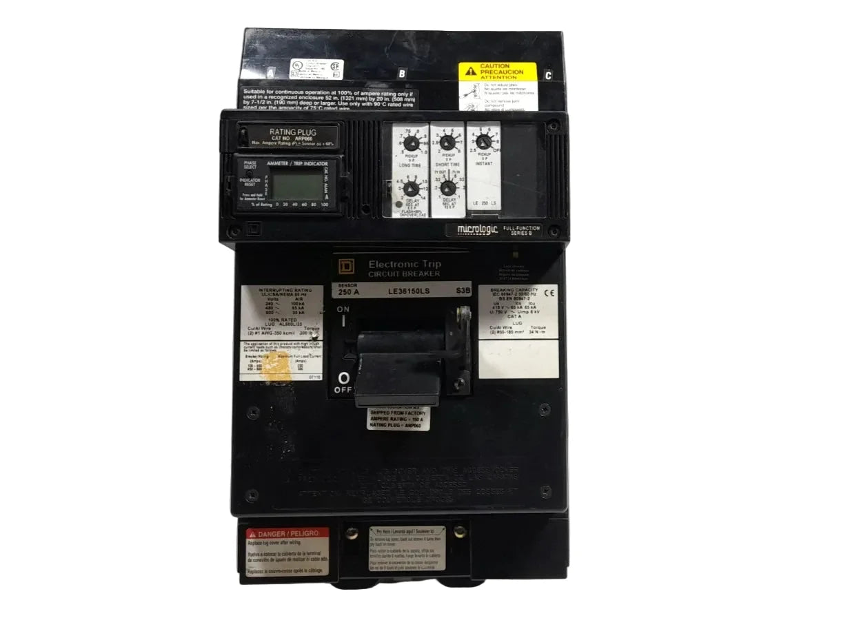 Square D ARP060 Rating Plug 100-4000A 600VAC for LX MX NX PX SE Series Circuit Breakers