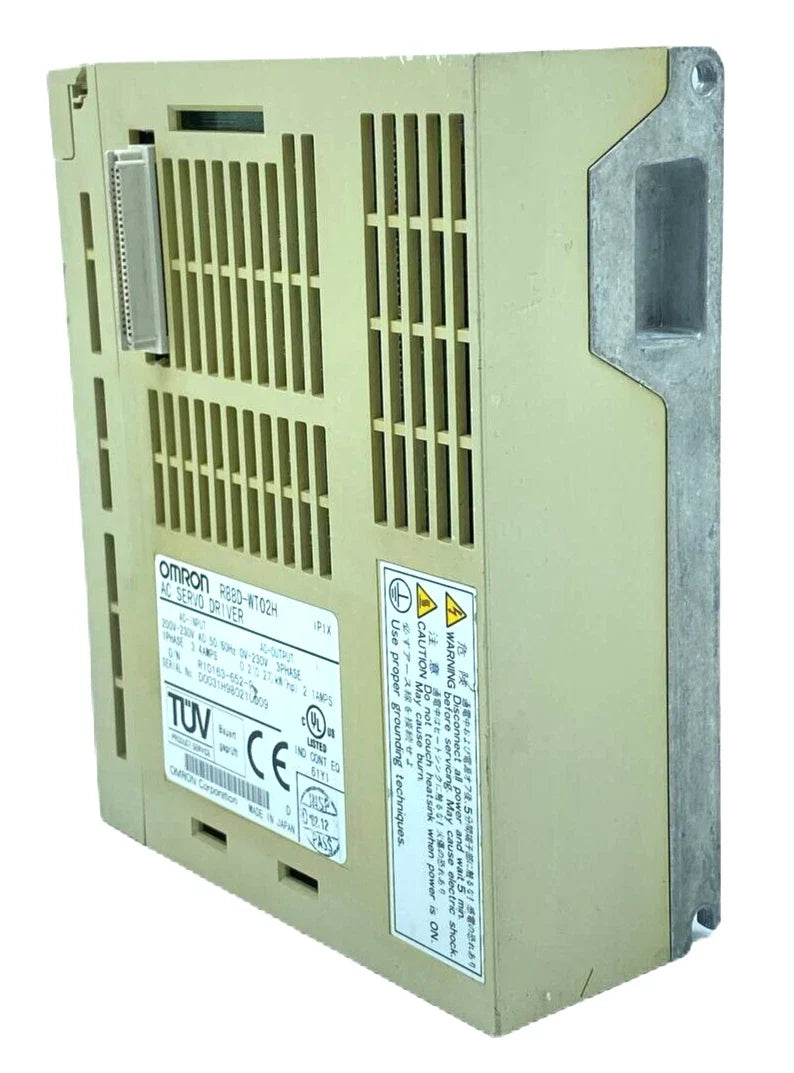 R88D-WT02H | Omron OMNUC W 200W 3-Phase Servo Drive 200–230VAC