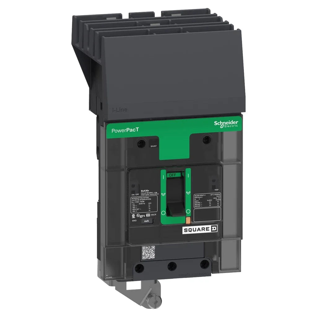 BDA36090 | Square D 90A 3-Pole PowerPacT B Molded Case Circuit Breaker