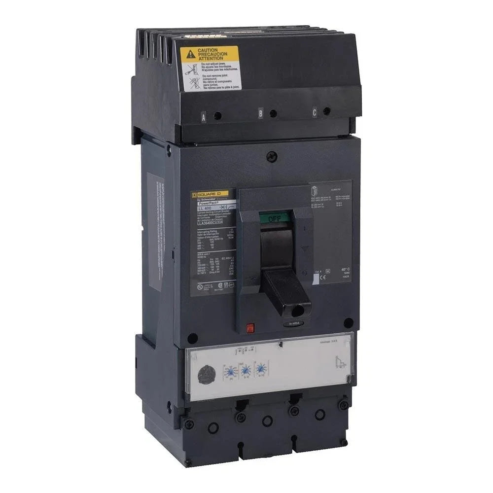 LLA36600U33X | Schneider Electric PowerPact L 600A 3-Pole Molded Case Circuit Breaker