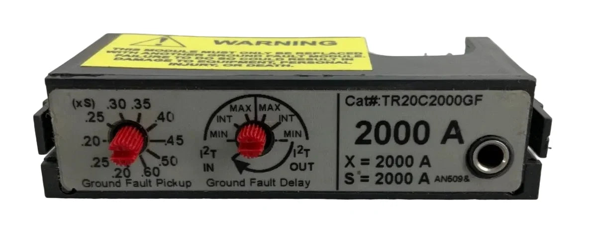 General Electric TR20C2000GF Rating Plug 2000A for Power Break II Spectra RMS with Ground Fault