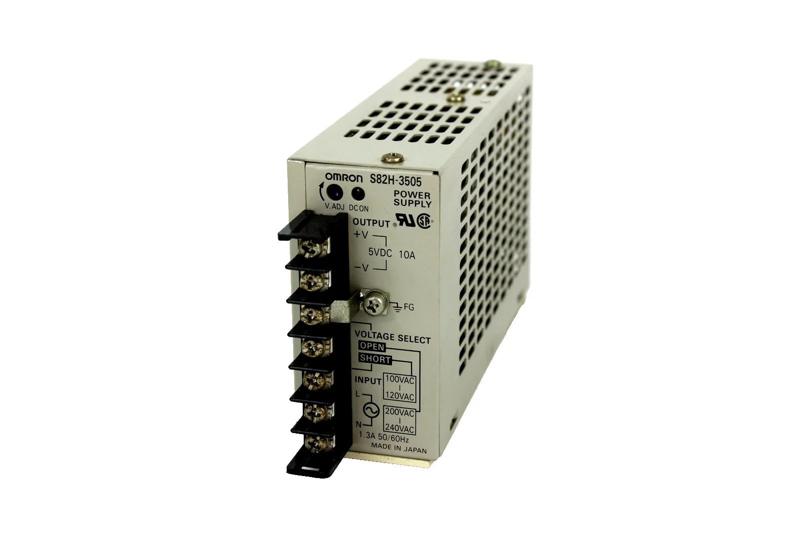 S82H-3505 | Omron 5VDC 10A Panel Mount Power Supply 100–240VAC