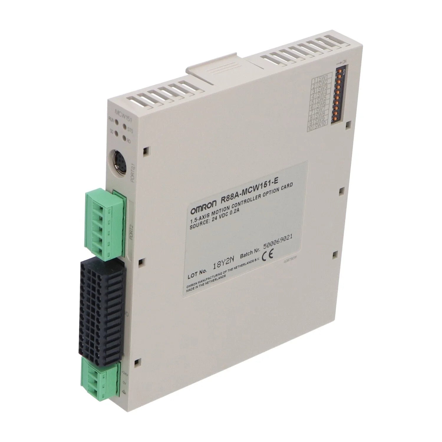 Omron R88A-MCW151-E Sigma II 1.5-Axis Motion Controller Option Card with RS-422/485