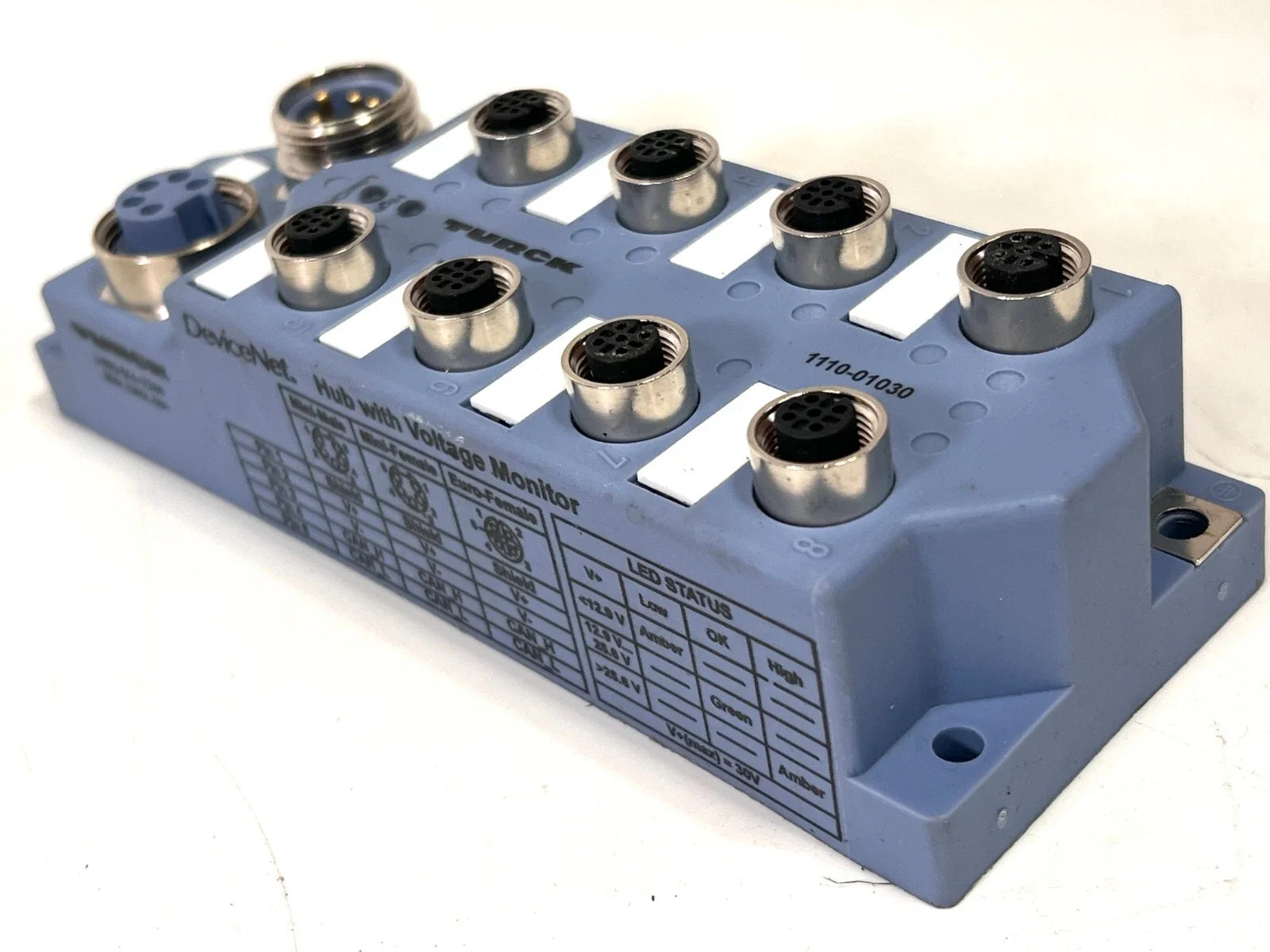 JBBS-57-E811 | Turck Industrial Sensor/Actuator Junction Box with M12 Ports