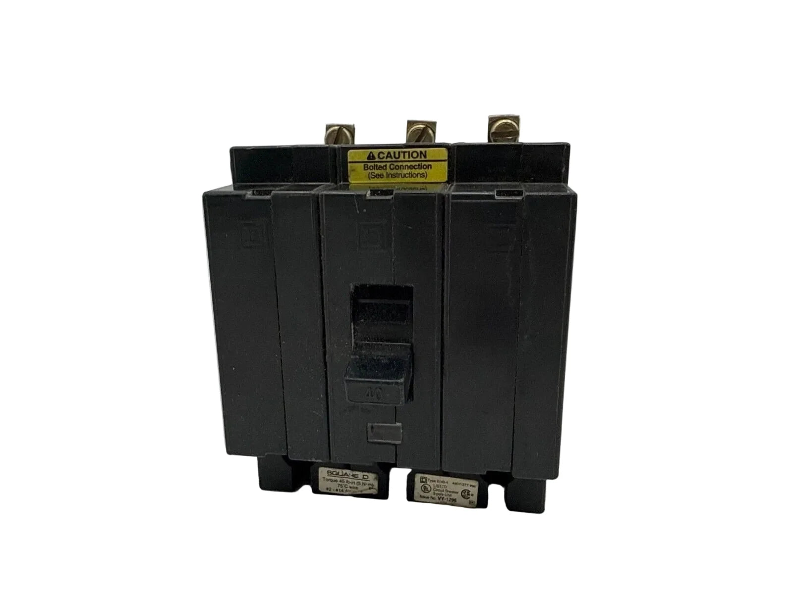 Square D EHB34040 40A 3-Pole 480V Molded Case Circuit Breaker