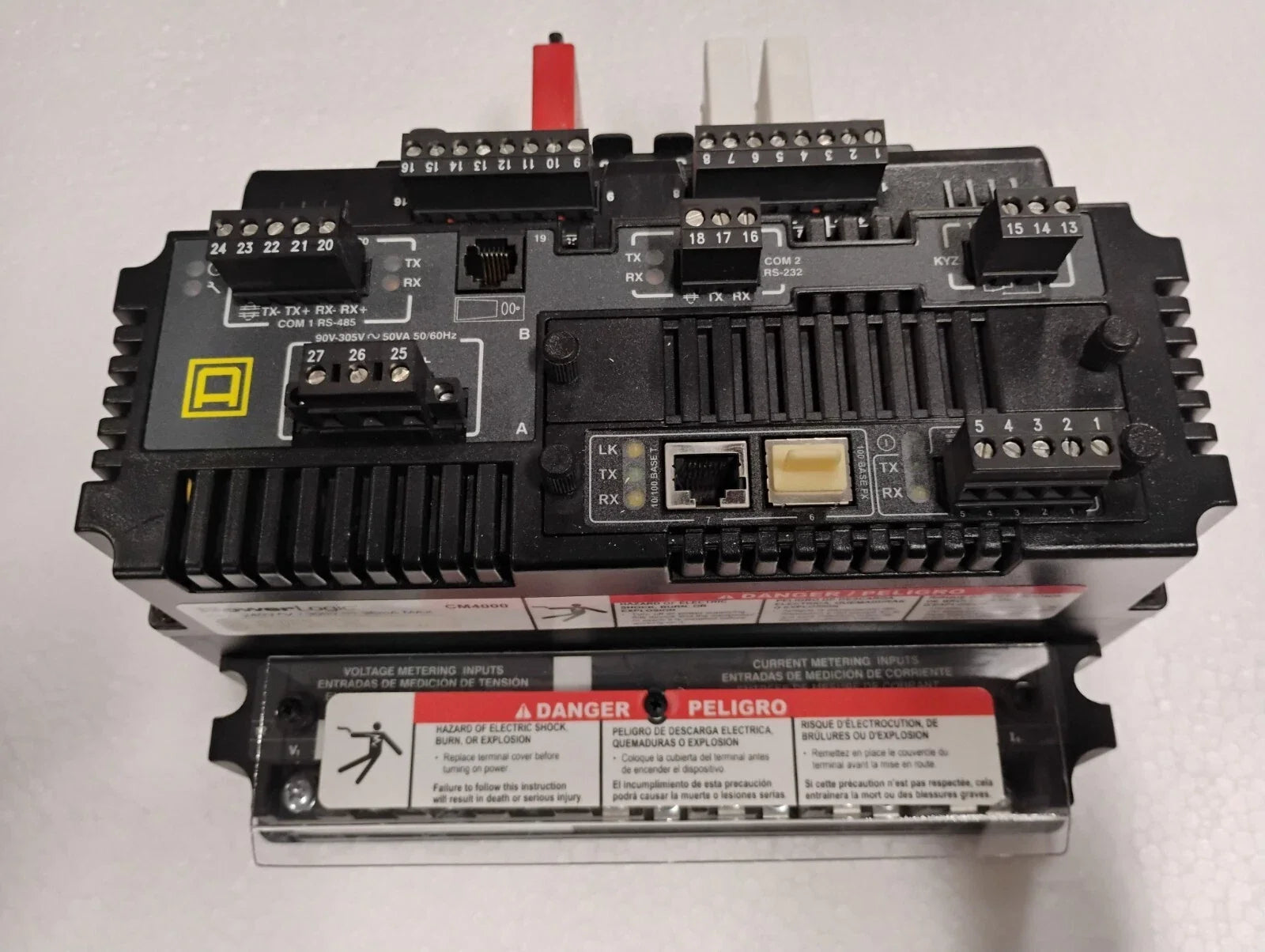 Square D CM4000T PowerLogic Circuit Monitor with Transient Module