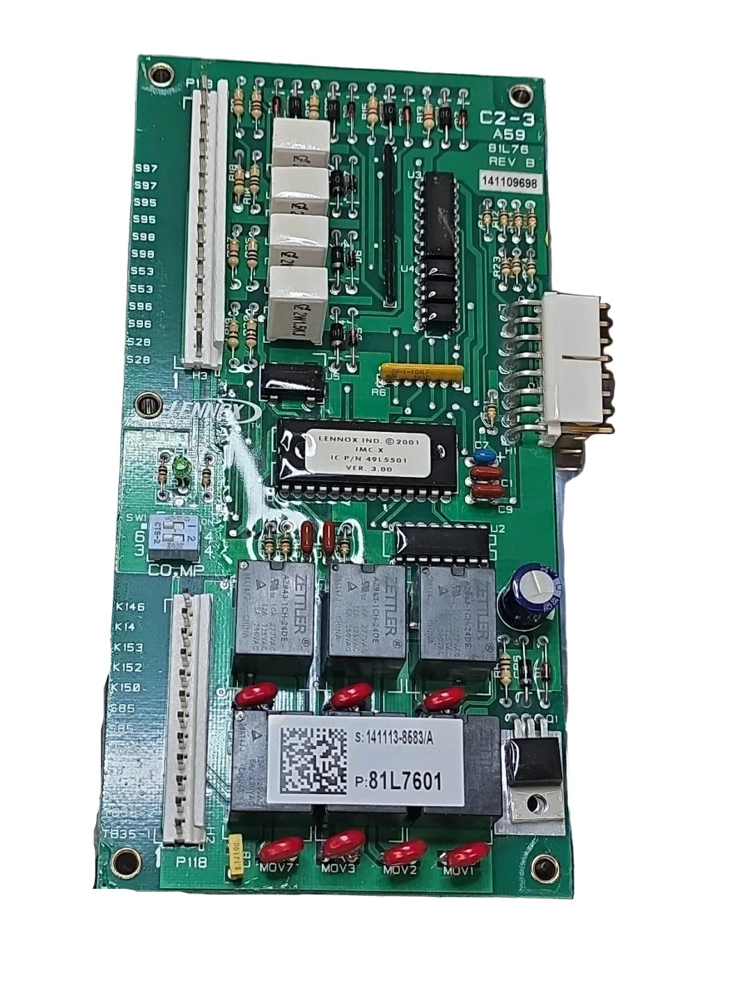 101609-01 | Lennox HVAC Timer Board Blower Delay Control Module
