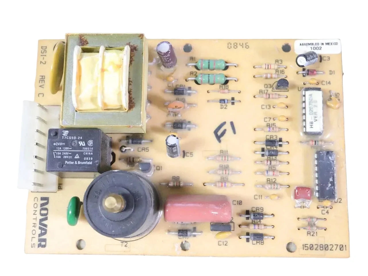 Novar Controls 1502802701 DSI-2 Rev. C Heater Control Board for Hayward Pool Heaters