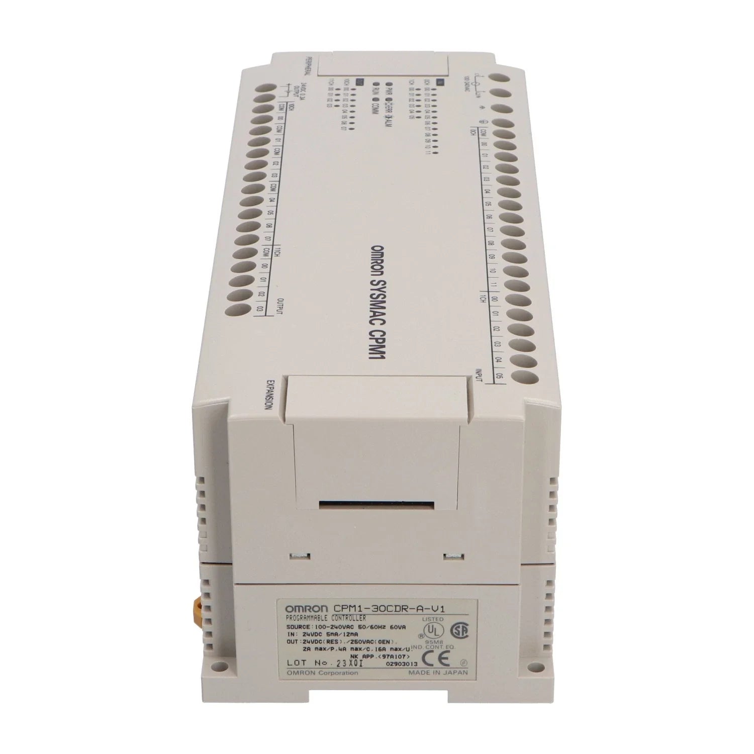 CPM1-30CDR-A-V1 | Omron CPM1 PLC CPU 18 In 12 Out 100–240VAC