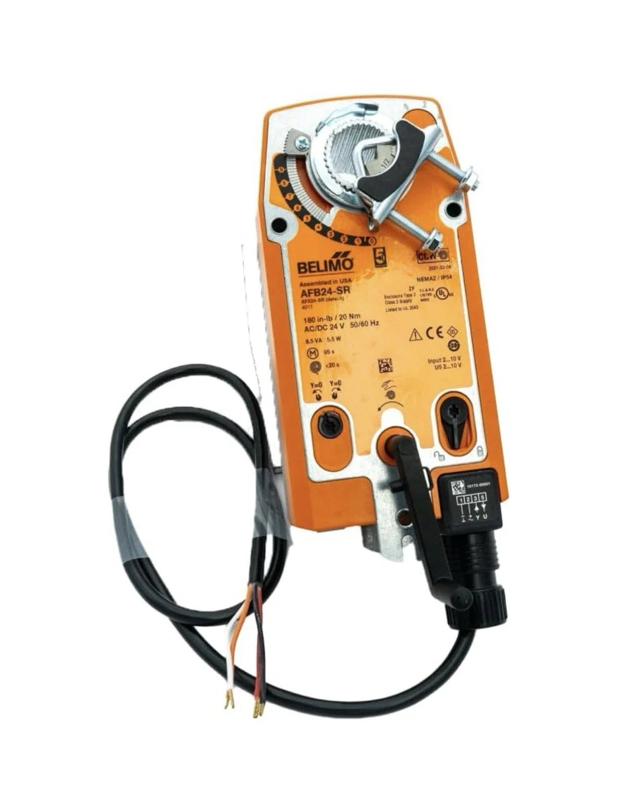 AFB24-SR | Belimo Spring Return Damper Actuator 180 In Lb 24VACDC Modulating