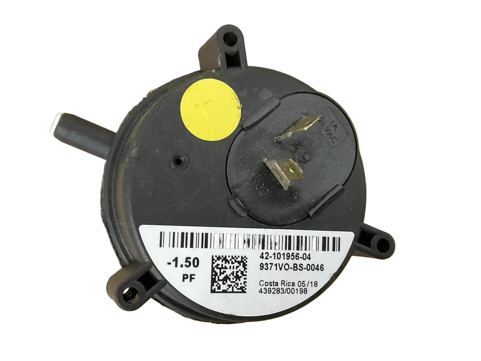 MPL 9371VO-BS-0046 Furnace Air Pressure Switch -1.50" WC Draft Safety Control