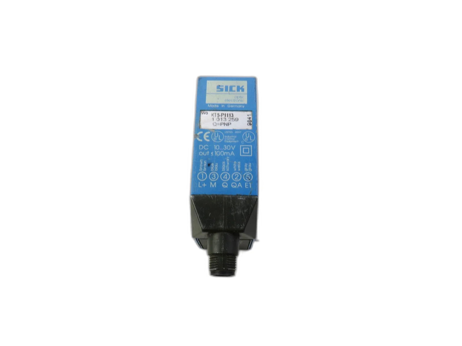 KT5P1113 | SICK Industrial Contrast Sensor with PNP Output and 10 mm Lens