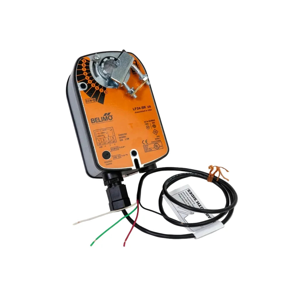 LF24-SR US | Belimo 35 In Lb Spring Return Modulating Damper Actuator 24V