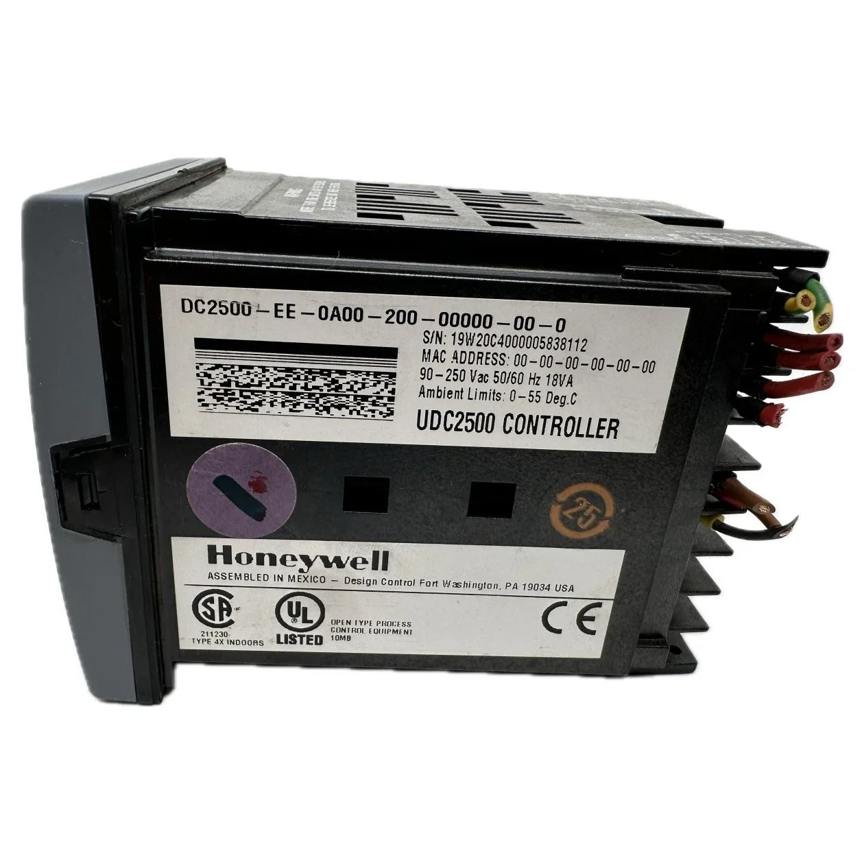 DC2500-EE-0A00-200-00000-00-0 | Honeywell UDC2500 Universal Temperature Controller