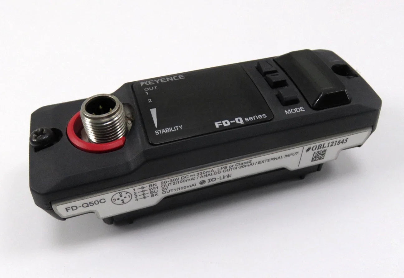 Keyence FD-Q50C Clamp-On Flow Sensor 40A 50A Ultrasonic Liquid Flow Meter